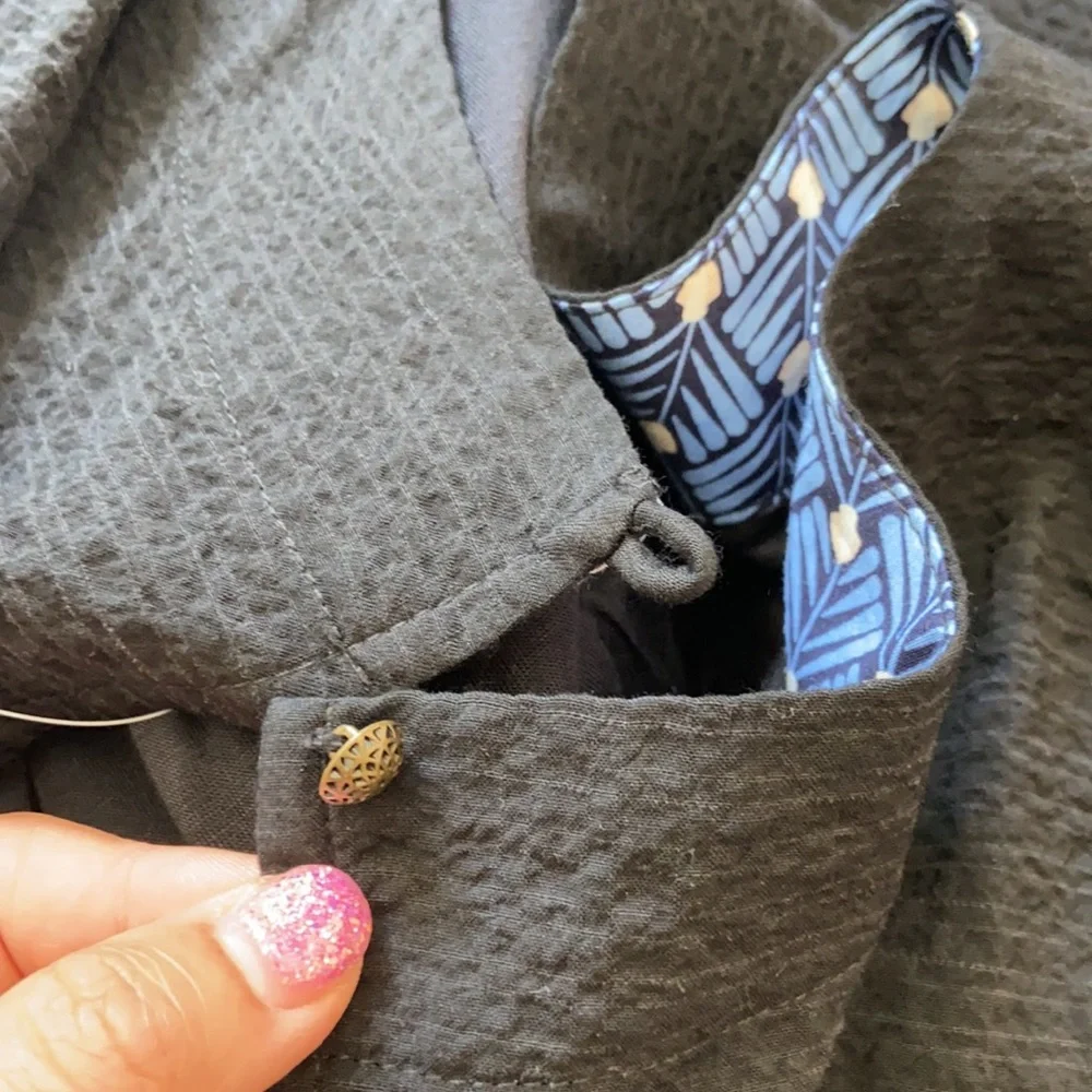 Anthropologie black romper. S - Picture 8 of 11